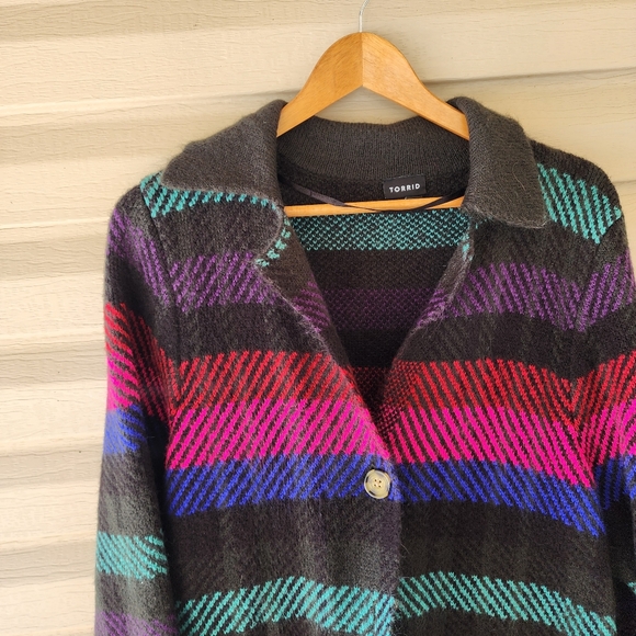 Torrid Coatigan collared sweater - Picture 5 of 13